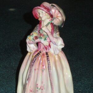 Antique Royal Doulton Collectible Figurine "June" HN2027 Issued 1949–1952 RARE!